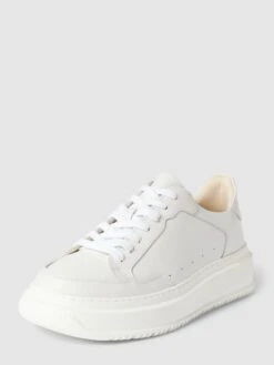 Selected Homme Sneaker Aus Leder Modell 'TYLER' - Weiß