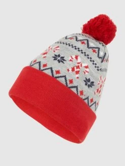 CAPELLI NEW YORK Pudelmütze Mit LEDs - Hellbraun