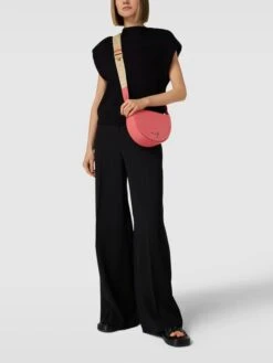 Coccinelle Saddle Bag Mit Label-Detail Modell 'BLAIRE' - Koralle