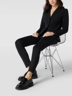 Marc Cain Stretchhose Mit Ziernähten - Marineblau