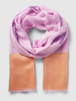 Esprit Schal Mit Label-Detail Modell 'BREEZYSTO' - Rosé