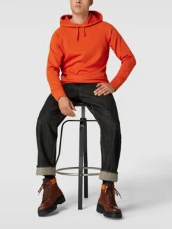 Marc O'Polo Boots Aus Leder Modell 'Hiker Glattleder' - Cognac