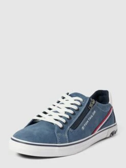 Tom Tailor Sneaker Mit Label-Details - Blau
