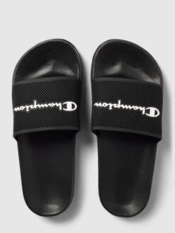 CHAMPION Slides Mit Label-Detail Modell 'DAYTONA' - Schwarz -Guesi Bekleidung Geschaft 715kmhak69358lhiahb34gqha5548i2m99ajejik9d1jeii891844h2l651j4jag8d9j6ha69194ik9h6l3j2dhn6hgjgdhm6gp38d9k6pj66e9p75gj6d9p6go62ob56gqm2co
