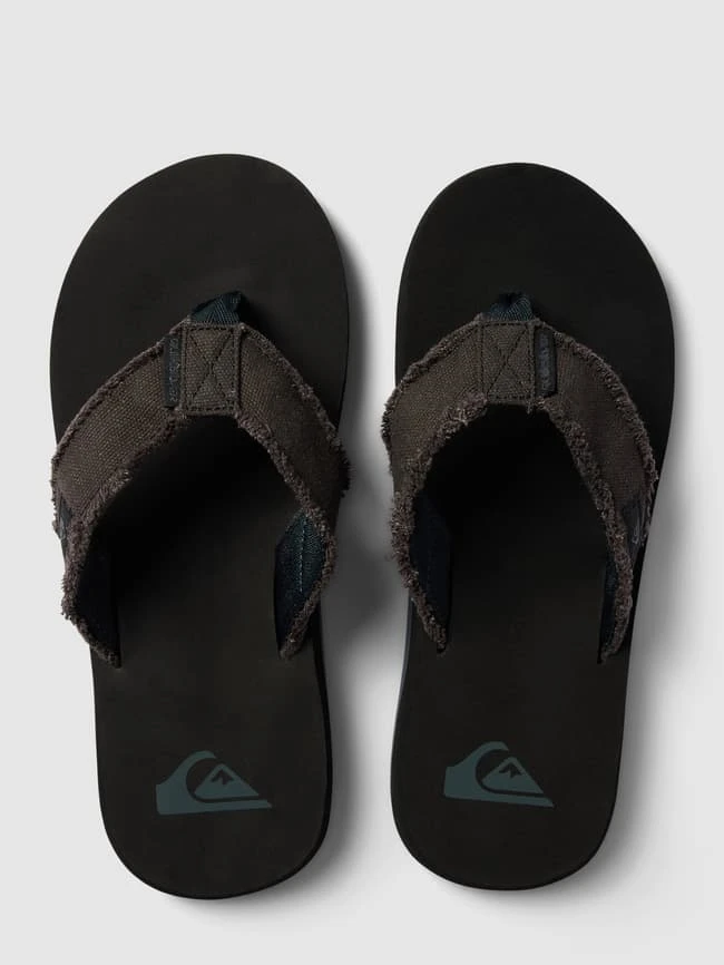 Quiksilver Zehentrenner Mit Ausgefranstem Saum Modell 'MONKEY ABYSS' - Dunkelbraun 5 Quiksilver Zehentrenner Mit Ausgefranstem Saum Modell 'MONKEY ABYSS' - Dunkelbraun – Bild 3