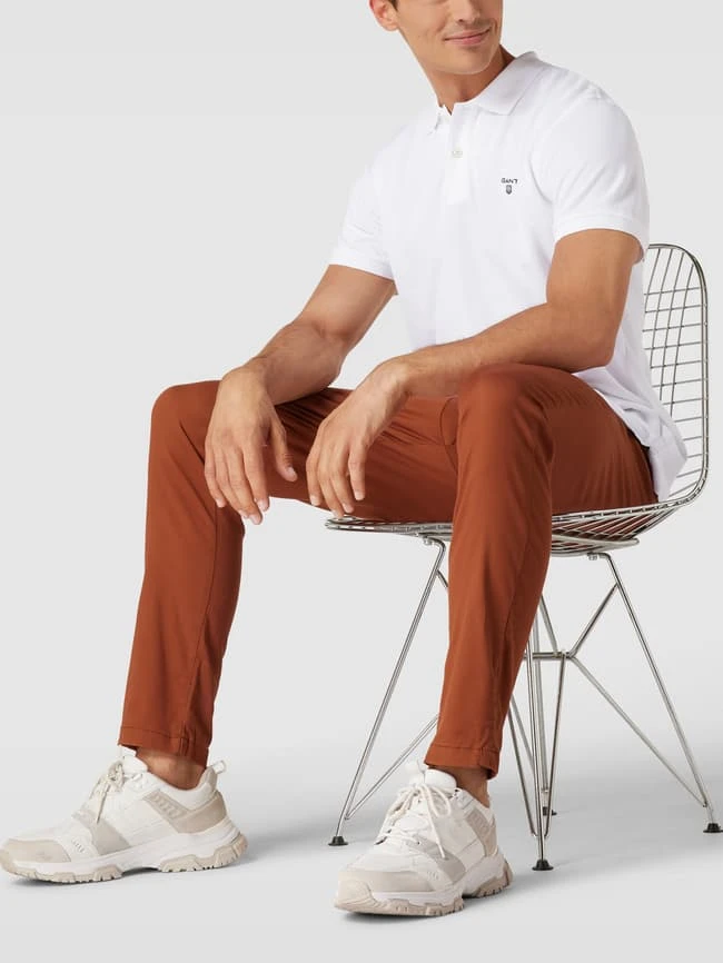 Gant Poloshirt Mit Brand-Stitching Modell 'THE SUMMER PIQUE' - Weiß 3 Gant Poloshirt Mit Brand-Stitching Modell 'THE SUMMER PIQUE' - Weiß