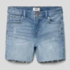 Only Jeansshorts Mit Label-Patch Modell 'PHINE' - Blau