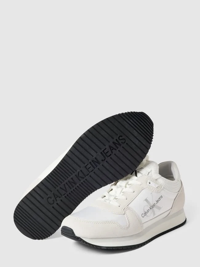 Calvin Klein Jeans Sneaker Aus Leder-Mix Mit Label-Details - Weiß 7 Calvin Klein Jeans Sneaker Aus Leder-Mix Mit Label-Details - Weiß – Bild 5