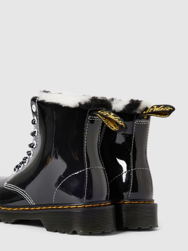 Dr. Martens Schnürboots In Lack-Optik Modell 'Serena' - Schwarz 4 Dr. Martens Schnürboots In Lack-Optik Modell 'Serena' - Schwarz – Bild 2