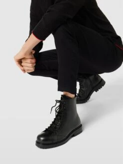 HUGO Boots Aus Leder - Schwarz