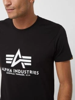 Alpha Industries T-Shirt Mit Label-Print Modell 'BASIC' - Schwarz -Guesi Bekleidung Geschaft 7514uji18grj2d9h9cr3ahad6so4qdhn85a30l246d5l6h1i64pkaea89535adadap936k2k64rkme9i753mce366dhjgd9m68rjcopk6ss3eeb6c9j3epj270rj4p9o6sqjeo8