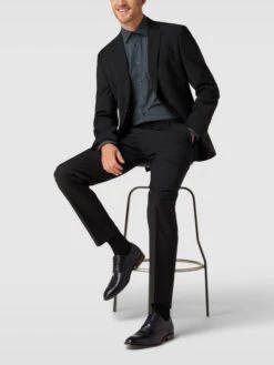 DIGEL Derby-Schuhe Aus Leder Modell 'SELLENG' - Marineblau