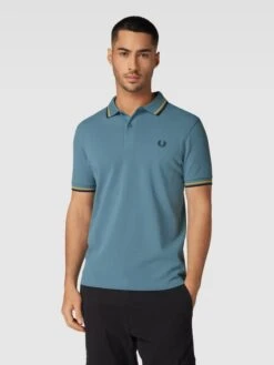 Fred Perry Poloshirt Mit Logo-Stickerei Modell 'FRED' - Rauchblau -Guesi Bekleidung Geschaft 753kgghh8l8kuiadacrkoki38cskodaj6544cciiap3kagho9l5jcc2b9ool8cph8sr4gia89gp4si1oa93m8ob16crj8chgc4sj2dpkc5j66oj5ckqjacpi75h3ie326gs66dg