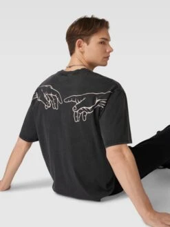 REVIEW Oversized T-Shirt Mit Label-Print - Dunkelgrau -Guesi Bekleidung Geschaft 754lae9i6h4jgdi46d34qlib9t7kke226sok4l2bal14cdi76gskkja69l9kuga76d750da98l642jpp8t3m2d1pc8rm2eb364r62ohk65gm2e9k6phjgo9m6gs64phi68qmcog