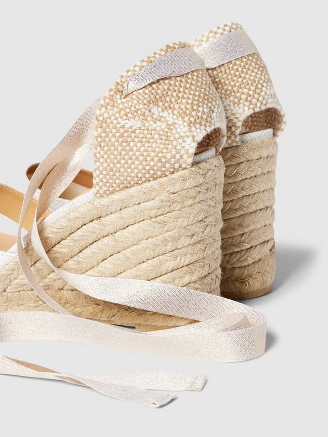 Castañer Wedges Mit Effektgarn Modell 'CARINA' - Weiß 5 Castañer Wedges Mit Effektgarn Modell 'CARINA' - Weiß – Bild 3