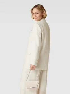 Jake*s Cocktail Handtasche Mit Strukturmuster - Metallic Beige Meliert