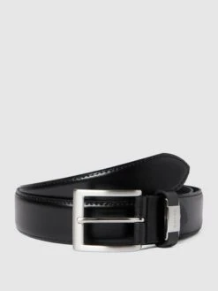 Guess Ledergürtel Mit Dornschließe - Schwarz
