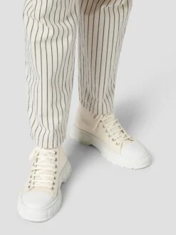 Viron High Top Sneaker Mit Label-Schriftzug - Ecru