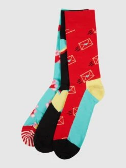 Happy Socks Socken Im 3er-Pack - Rot