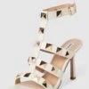 Steve Madden Sandalette Mit Nietenbesatz Modell 'CAPRI' - Offwhite