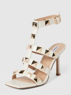 Steve Madden Sandalette Mit Nietenbesatz Modell 'CAPRI' - Offwhite