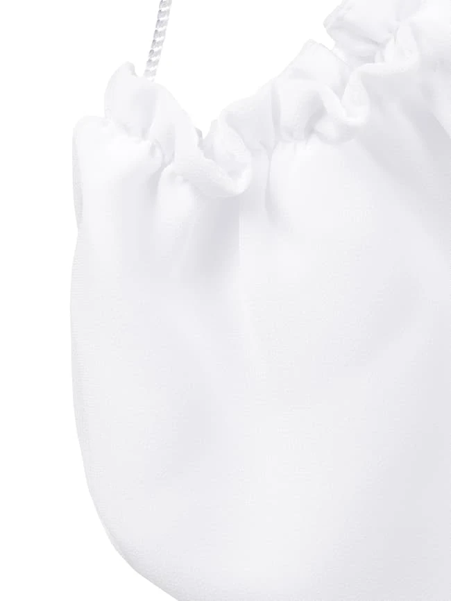 Weise Tasche Aus Chiffon - Weiß 5 Weise Tasche Aus Chiffon - Weiß – Bild 3