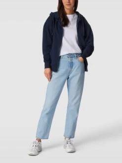 Montego Sweatjacke Mit Känguru-Tasche - Dunkelblau