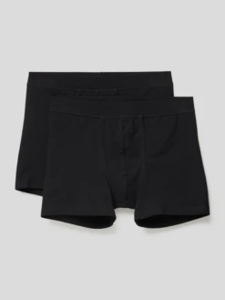 Schiesser Trunks Mit Elastischem Bund Im 2er-Pack - Blau