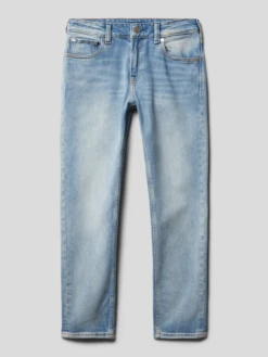 Scotch & Soda Jeans Mit Label-Details Modell 'Dean' - Mittelgrau