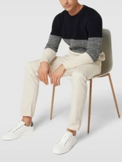 JOOP! SHOES Sneaker Mit Kontrastivem Besatz Modell 'cortina' - Weiß