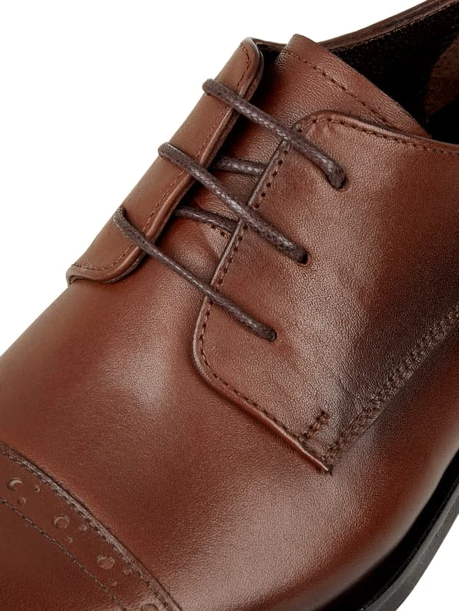G.O.L. Derby Aus Leder - Cognac 4 G.O.L. Derby Aus Leder - Cognac – Bild 2