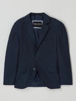 G.O.L. Regular Fit 2-Knopf-Sakko Mit Viskose-Anteil - Blau