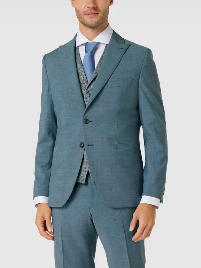 Wilvorst 2-Knopf-Sakko Mit Reverskragen - Grün 6 Wilvorst 2-Knopf-Sakko Mit Reverskragen - Grün – Bild 4