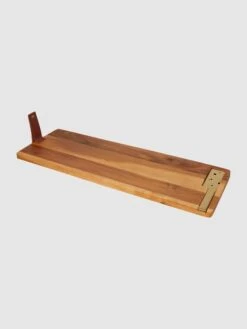 Doiy Käsebrett Und Käsemesser Im Set Modell 'Cheeseporn' - Mittelbraun