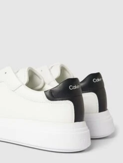 CK Calvin Klein Sneaker Aus Leder Mit Kontrastbesatz Modell 'LACE UP' - Weiß -Guesi Bekleidung Geschaft 8584el2iaks3cj25a153adpl9913ge1o9l7kgjql8p0k6hika9b54jalap5kmca98h5kchpja964ujqb64o68o9lclgm8dhk60sm2phk60ojcohkc4r3gd9h74p38c1jc5h3gd8