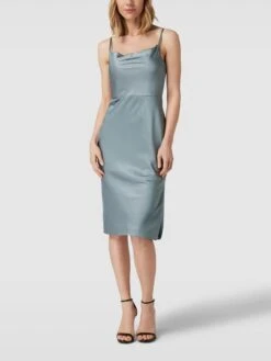 Laona Cocktailkleid Mit Wasserfall-Ausschnitt - Schilf