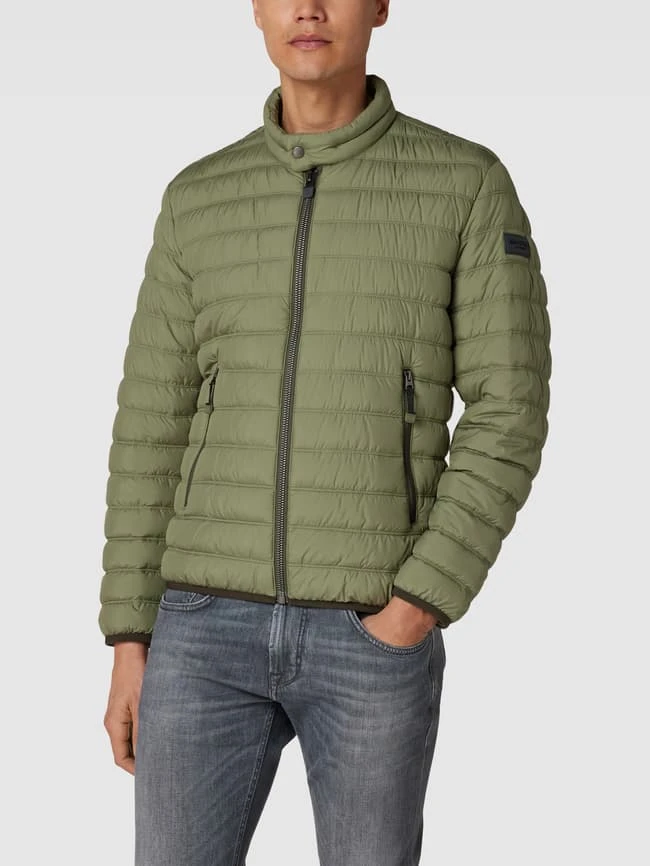 Marc O'Polo Steppjacke Mit Label-Detail - Olivgrün 6 Marc O'Polo Steppjacke Mit Label-Detail - Olivgrün – Bild 4