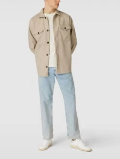 Blauer USA Sneaker Mit Label-Details Modell 'MURRAY' - Beige