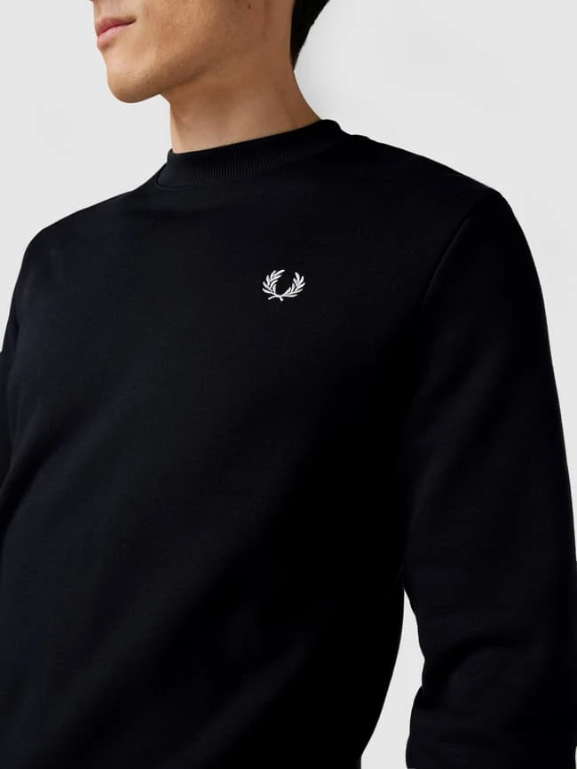 Fred Perry Sweatshirt Mit Logo-Stickerei - Dunkelblau 5 Fred Perry Sweatshirt Mit Logo-Stickerei - Dunkelblau – Bild 3