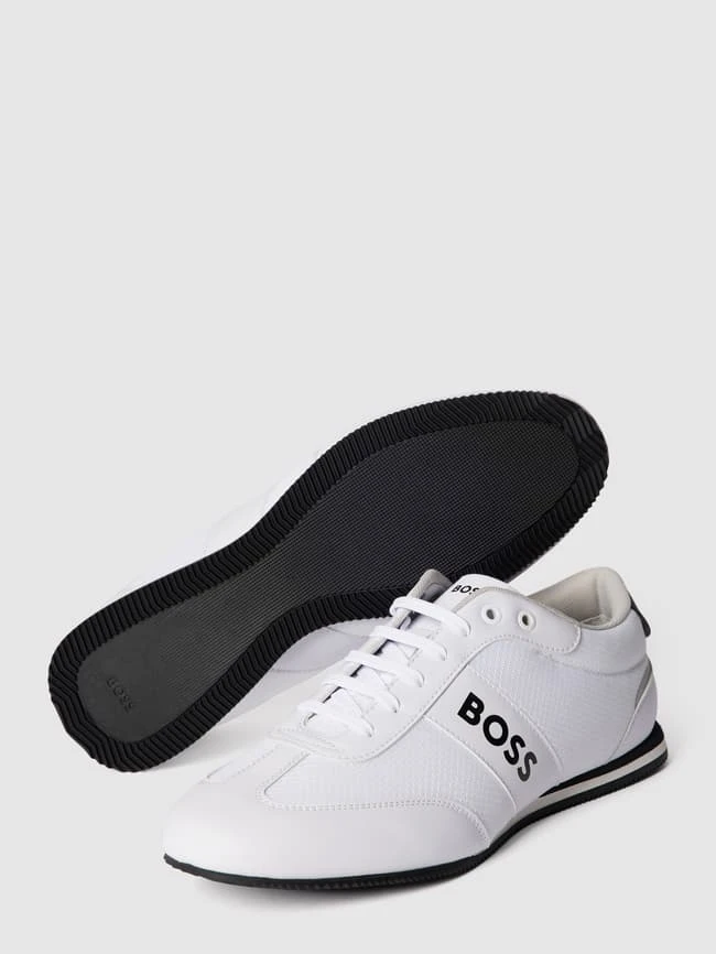 BOSS Sneaker Mit Label-Print In Metallic Modell 'Rusham' - Weiß 7 BOSS Sneaker Mit Label-Print In Metallic Modell 'Rusham' - Weiß – Bild 5