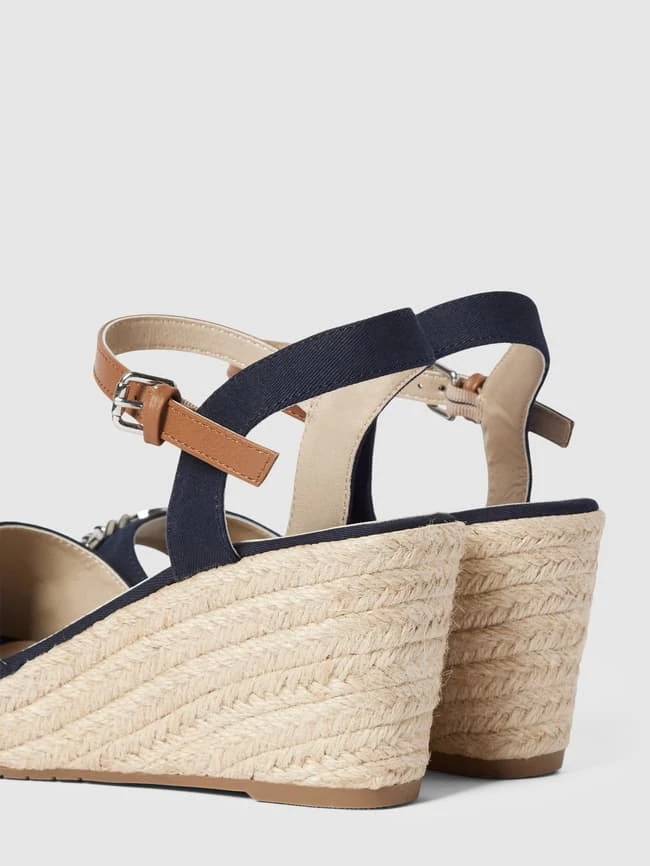 Tom Tailor Wedges Mit Label-Detail - Marineblau 4 Tom Tailor Wedges Mit Label-Detail - Marineblau – Bild 2