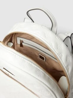 Guess Rucksack Mit Label-Print Modell 'VIKKY' - Weiß -Guesi Bekleidung Geschaft 892k4d296op4od1o8l4kacaj6d7j0i279t7kokq26ko36k22ad24eji26p0k6k2b9d4kmc9pa1230dpm8ko38cj3cdj6acphckqmad1k65i3eohoc4r30pb2cooj0d1lc8s34o8