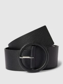 Esprit Gürtel Aus Büffelleder Mit Dornschließe Modell 'Prue' - Schwarz
