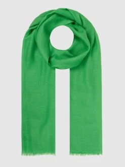 Fraas Schal Aus Wolle - Grün