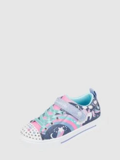 SKECHERS Sneaker Mit LEDs Modell 'Unicorn Charmed' - Metallic Blau