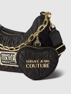 Versace Jeans Couture Hobo Bag Mit Steppnähten - Schwarz -Guesi Bekleidung Geschaft 898kuchk9t942c9j8d53eh1had4lah9g891kkdqb6l9l2iah61944ca96gr48cpp996koji38p2l4k2cad3mcob4c5i38c9kcgrj4phkccs3eeb1c4r66cpkchi3cchkc4s6ad8