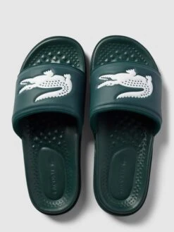 Lacoste Slides Mit Label-Applikation Modell 'Croco Dualiste' - Dunkelgrün -Guesi Bekleidung Geschaft 89948ca688q52hiaaha54gi5akp50iqa696kejia9p14gk2fap44akqkaookidac9lak2hia6gpjah9p64o3adhmckqjcp1ncpj34dhkcopjieb56gq3ie1o6grmcp3268r32do