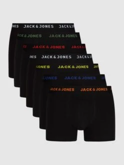 Jack & Jones Trunks Mit Stretch-Anteil Im 7er-Pack - Schwarz
