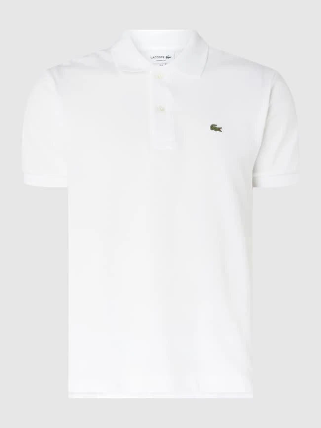 Lacoste Classic Fit Poloshirt Aus Piqué Mit Logo-Stickerei - Weiß 3 Lacoste Classic Fit Poloshirt Aus Piqué Mit Logo-Stickerei - Weiß