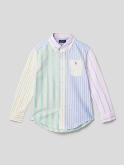 Polo Ralph Lauren Kids Hemd Mit Streifenmuster - Hellgelb